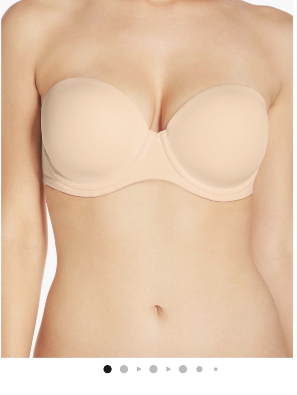 Wacoal Red Carpet Strapless Smooth T-Shirt Bra - Nude